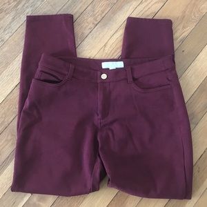 Michael Kors Merlot Stretch Twill Pant